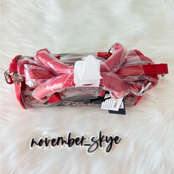 Ed Hardy Panther Red and Clear Mini Bag - Picture 8 of 10